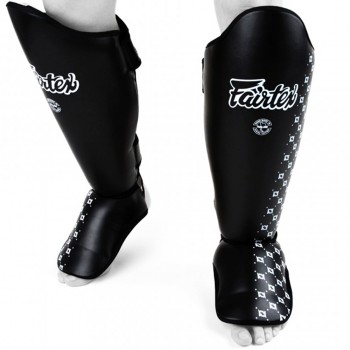 Детская Защита Голени и Стопы Fairtex SP5 Тайский Бокс Черный